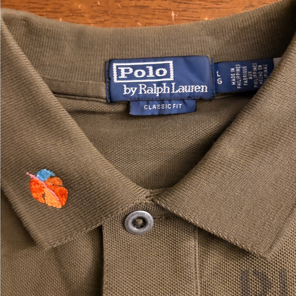 Polo Ralph Lauren Men's Classic Fit Peace & Love Embroidered size Large - Picture 4 of 9